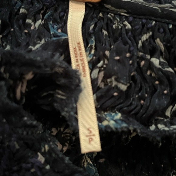 free people keeping up with kara *BLUE** boho flowy oversized dress tunic - Picture 9 of 10